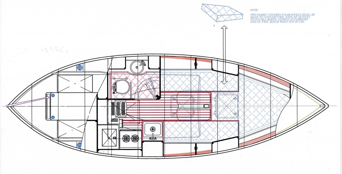 26' FRANCES A Small And Safe Offshore Cruiser   Chuck Paine Yacht